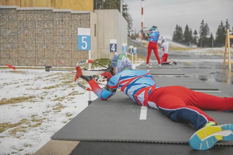 Cele na strzelnicy biathlonowej