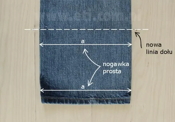 Koszt skracania spodni