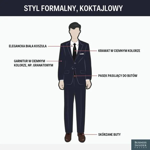 Męski strój koktajlowy