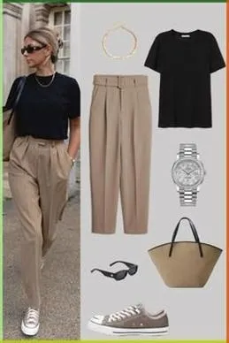 Minimalistyczne zestawienia beżu