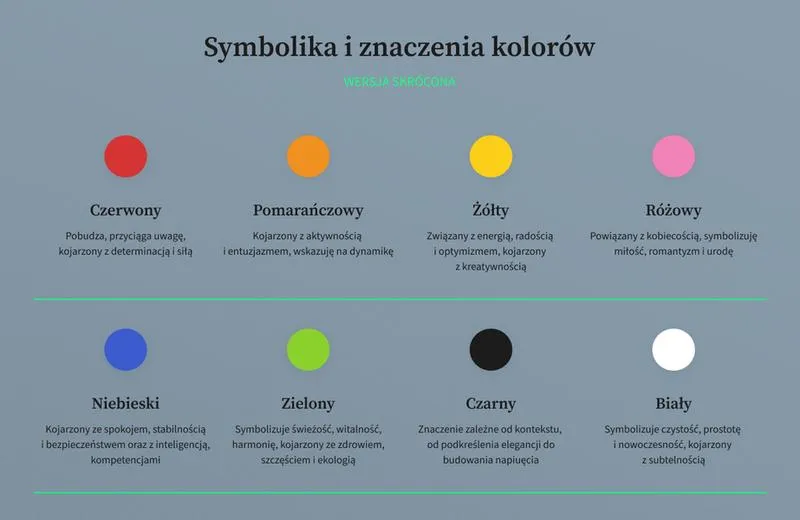Rola koloru w wizerunku