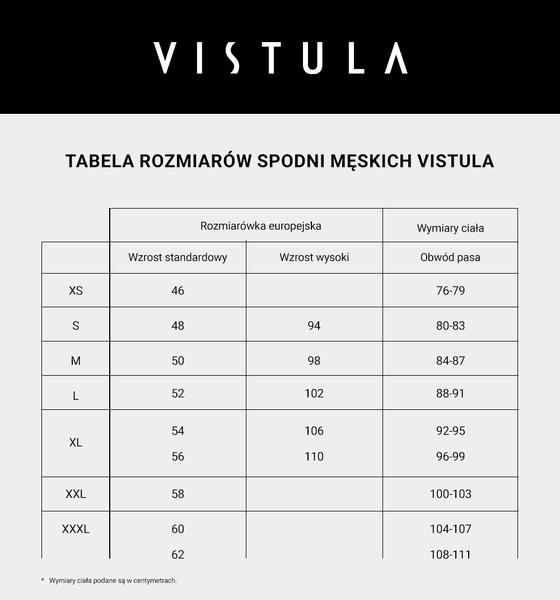 Spodnie 52 rozmiar