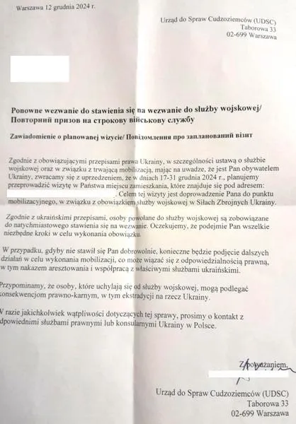 Wiek powołania do wojska
